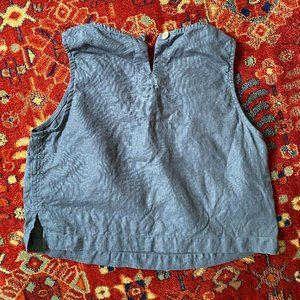 notPERFECTLINEN cropped tank top (BAY)